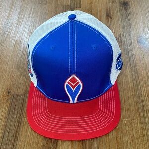 Atlanta Braves Feather Logo Mesh Baseball Hat